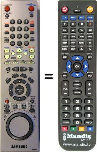 Remote control for SAMSUNG DVDCM350 (AK5900005B)