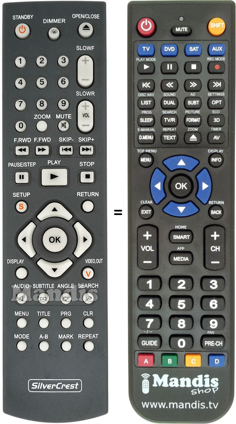 Replacement remote control KH6779