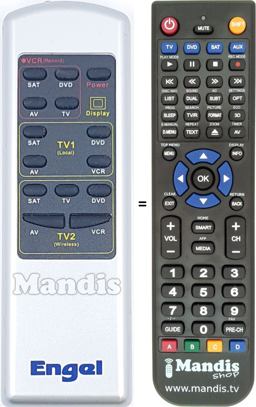 Replacement remote control Engel009