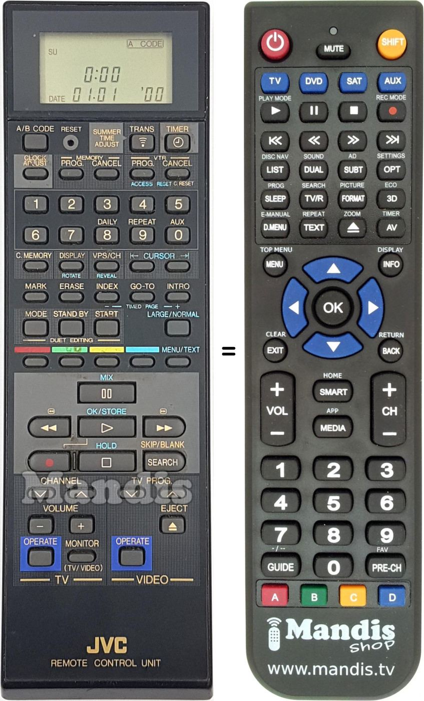 Replacement remote control PQ10884