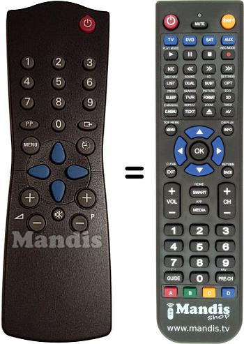 Replacement remote control Philips RC282401-01