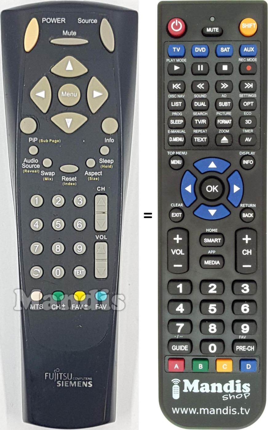 Replacement remote control REMCON2102