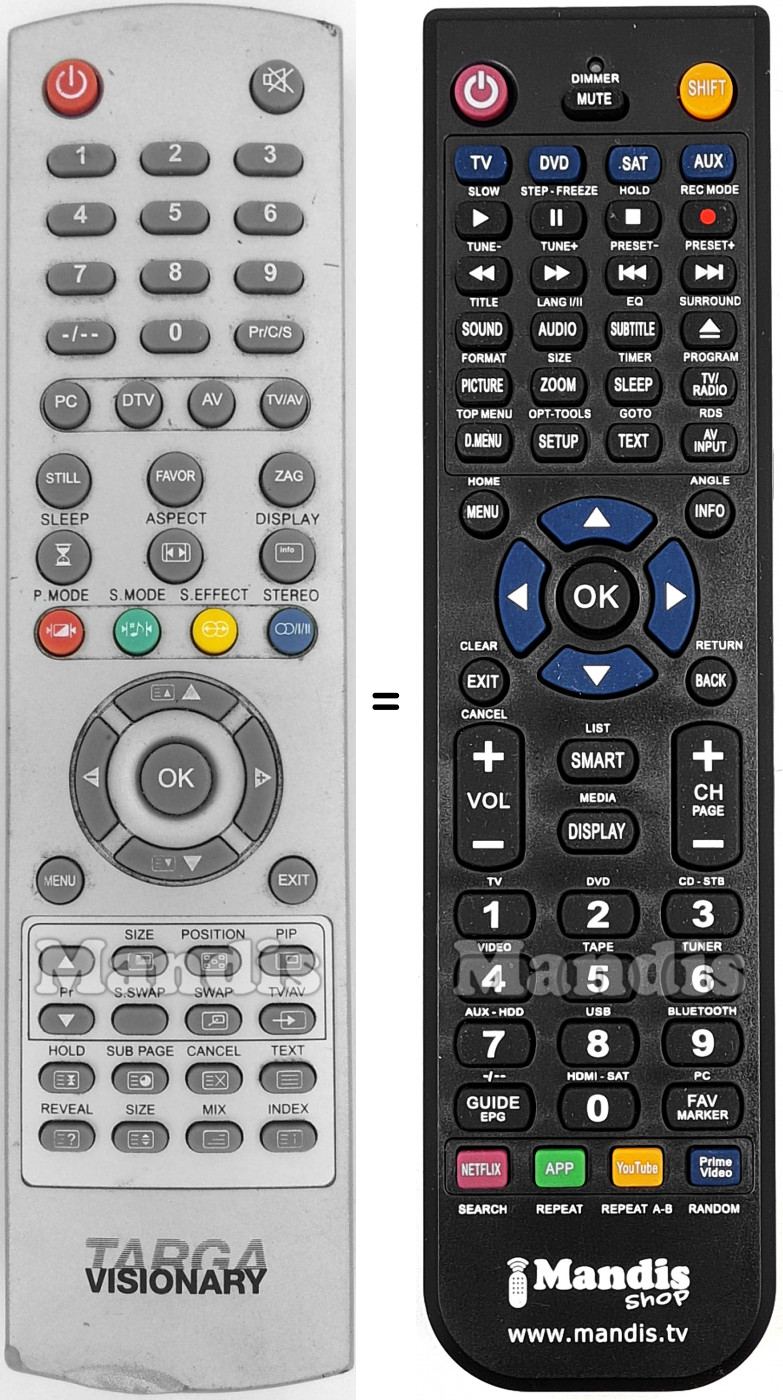 Replacement remote control LT3230