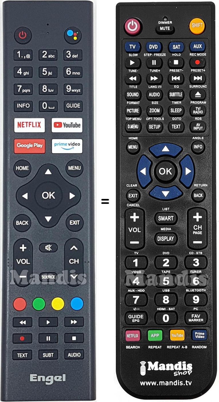 Replacement remote control Engel MD0523