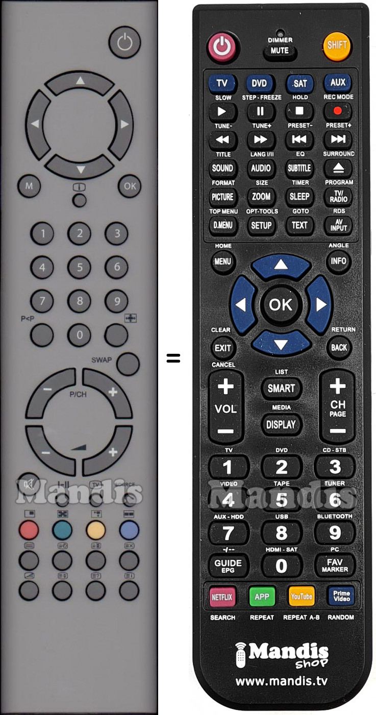 Replacement remote control Firstline RC1546