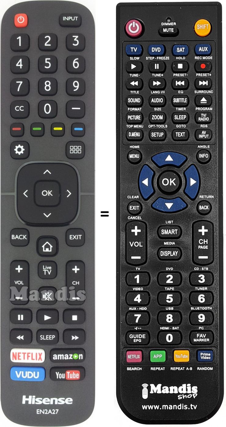 Replacement remote control EN2A27