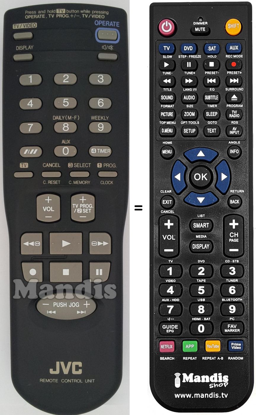 Replacement remote control REMCON1448