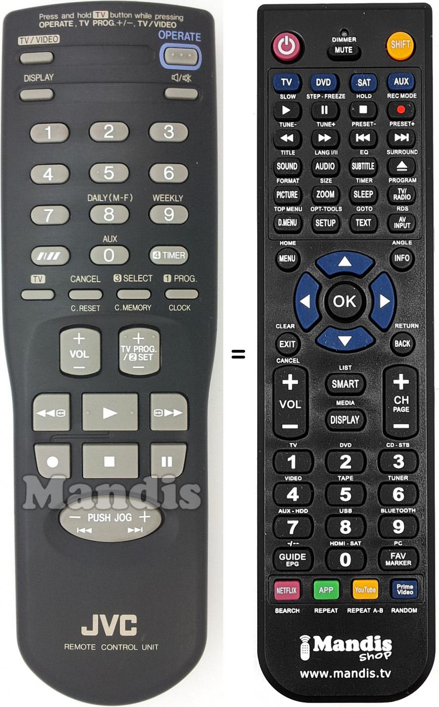 Replacement remote control REMCON1552