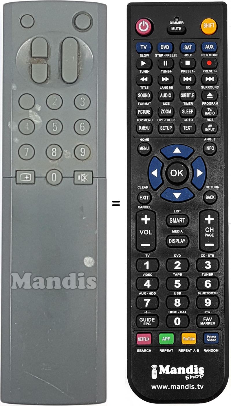 Replacement remote control RC9076-00G