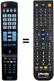 Replacement remote control HUAYU RM-L 930