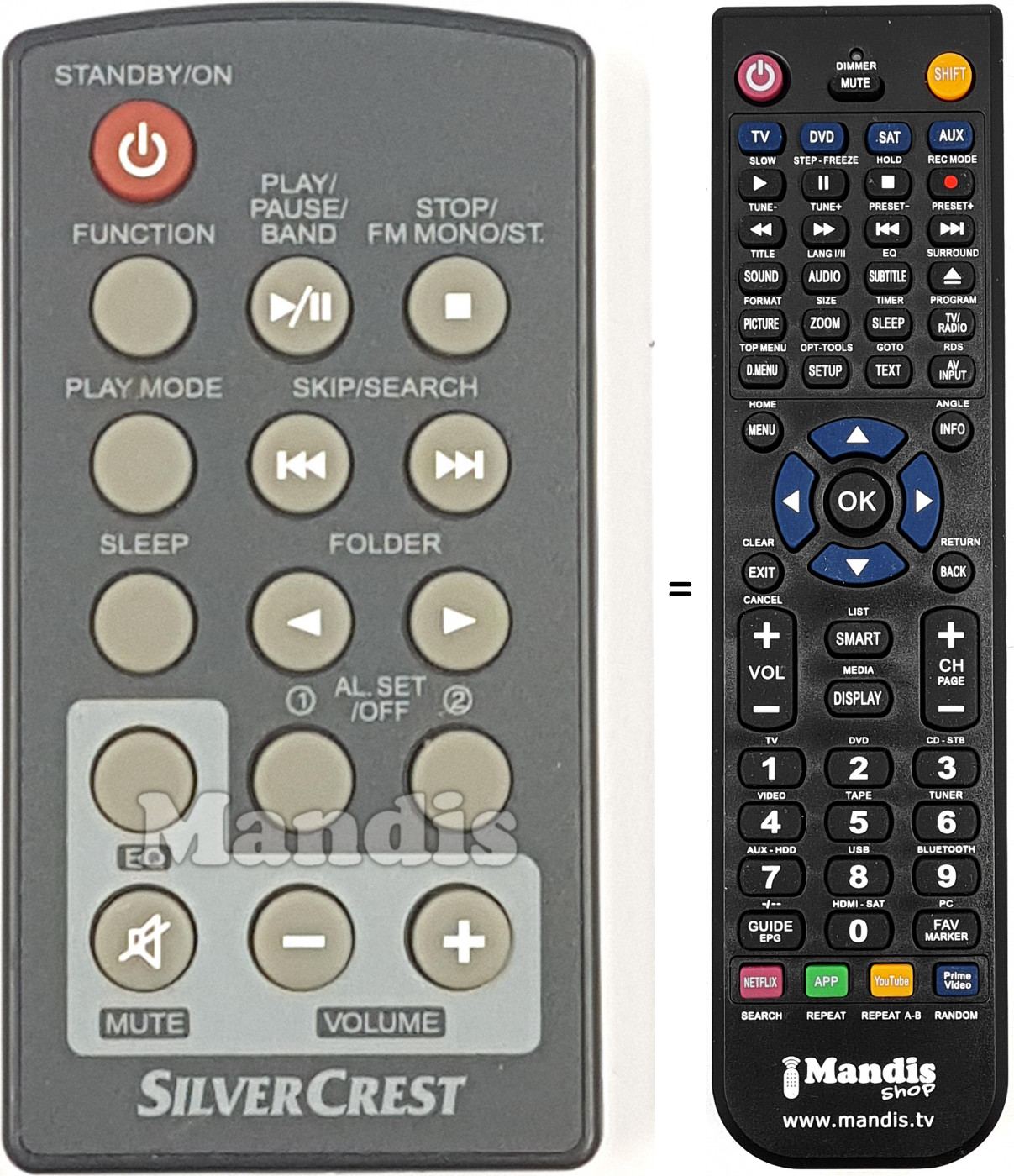 Replacement remote control KH-2311