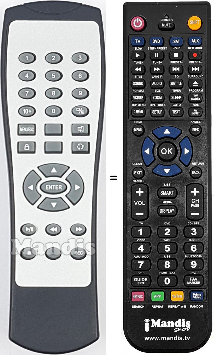 Replacement remote control REMCON1975