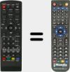Replacement remote control for HD-999 (ver. 1)