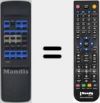 Replacement remote control for Masterlink ML-9600