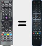 Original remote control RC4825 (30076858)