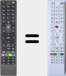 Original remote control RC4876 (30089240)
