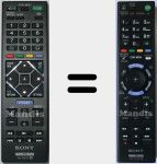 Original remote control RMT-TZ120E (149317611)