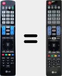 Original remote control AKB74115502