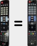 Original remote control AKB74115502