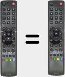 Original remote control RC 3000 E 02 (04TCLTEL0223)