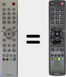 Original remote control RC 3000 E 02 (04TCLTEL0223)