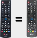 Original remote control AKB75055702