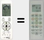 Original remote control AKB74375404