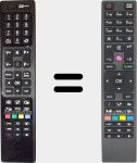 Original remote control RC 4876 (30088184)