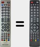 Original remote control SHWRMC0103N (SH449)