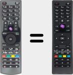 Original remote control RC 4875 (30087730)