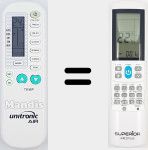 Universal remote control Aircoplus (42530)