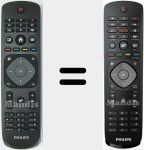 Original remote control RC43J-01 ENGLISH (996592104463)