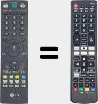 Universal remote control Universal TV LG