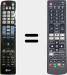 Universal remote control Universal TV LG