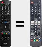 Universal remote control Universal TV LG