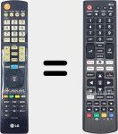 Universal remote control Universal TV LG