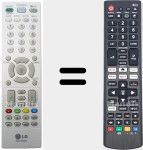 Universal remote control Universal TV LG