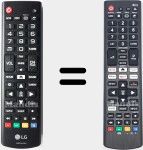 Universal remote control Universal TV LG