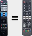 Universal remote control Universal TV LG