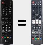 Universal remote control Universal TV LG