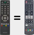 Universal remote control Universal TV LG