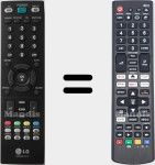 Universal remote control Universal TV LG