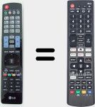 Universal remote control Universal TV LG