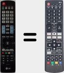 Universal remote control Universal TV LG
