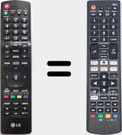 Universal remote control Universal TV LG