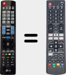 Universal remote control Universal TV LG