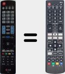 Universal remote control Universal TV LG