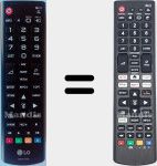 Universal remote control Universal TV LG