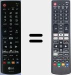 Universal remote control Universal TV LG
