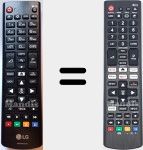 Universal remote control Universal TV LG